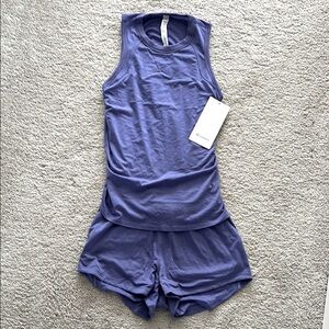 NWT Lululemon Tank and Short Romper